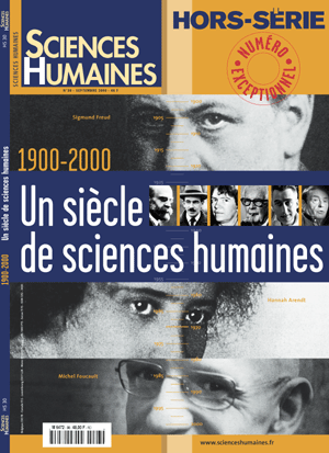 Couverture Hors-séries (ancienne formule) n°30 : 100 ans de sciences humaines