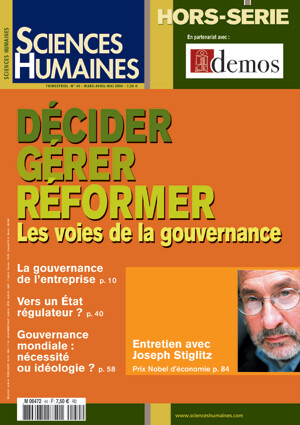 Couverture Hors-séries (ancienne formule) n°44 : Décider, gérer, réformer. Les voies de la gouvernance.