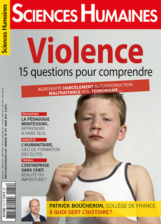 Couverture Mensuel Sciences Humaines n°279 : Violence - 15 questions pour comprendre