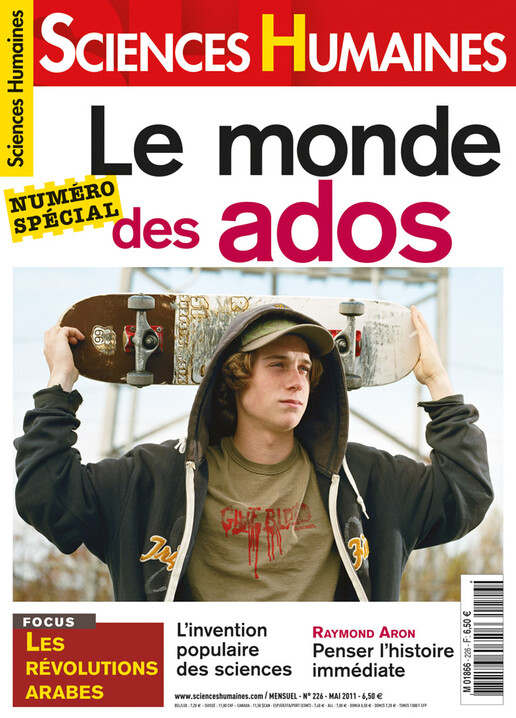 Couverture Mensuel Sciences Humaines n°226 : Le monde des ados