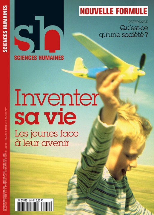 Couverture Mensuel Sciences Humaines n°234 : Inventer sa vie. Les jeunes face à leur avenir