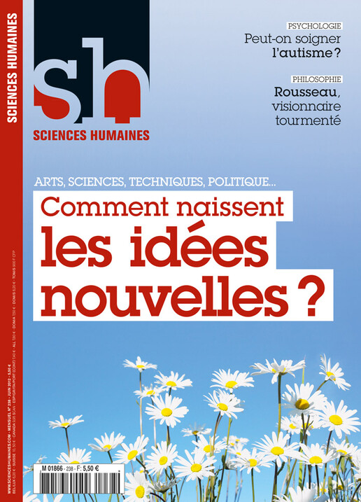 Couverture Mensuel Sciences Humaines n°238 : Comment naissent les idées nouvelles ?