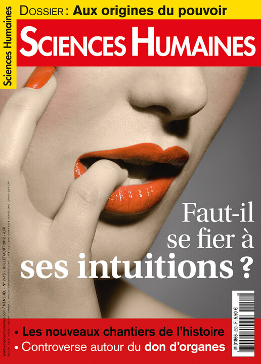 Couverture Mensuel Sciences Humaines n°250 : Faut-il se fier à ses intuitions ?