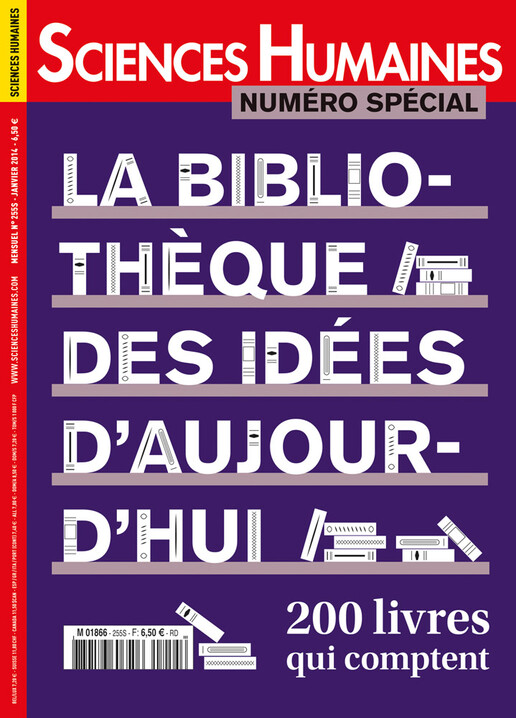 Couverture Mensuel Sciences Humaines n°255 : La bibliothèque des idées d'aujourd'hui