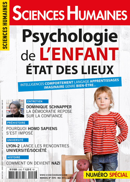 Couverture Mensuel Sciences Humaines n°259 : Psychologie de l'enfant : état des lieux