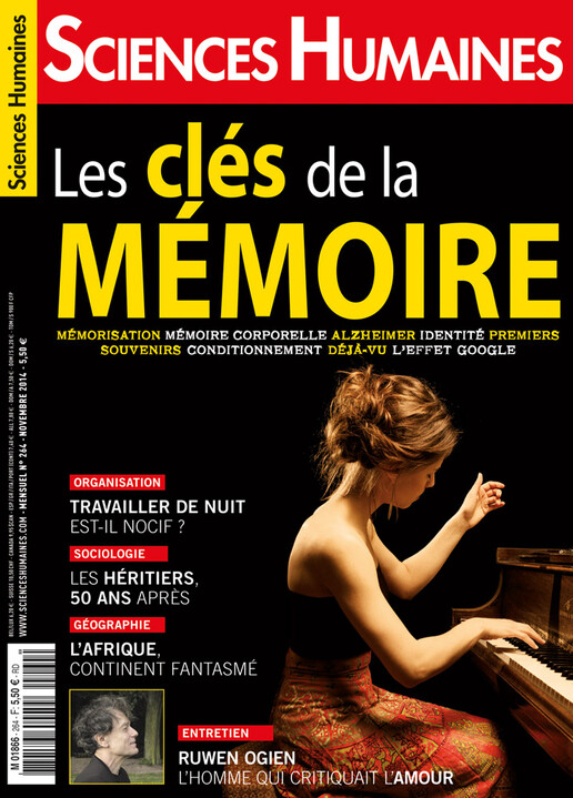 Couverture Mensuel Sciences Humaines n°264 : Les clés de la mémoire