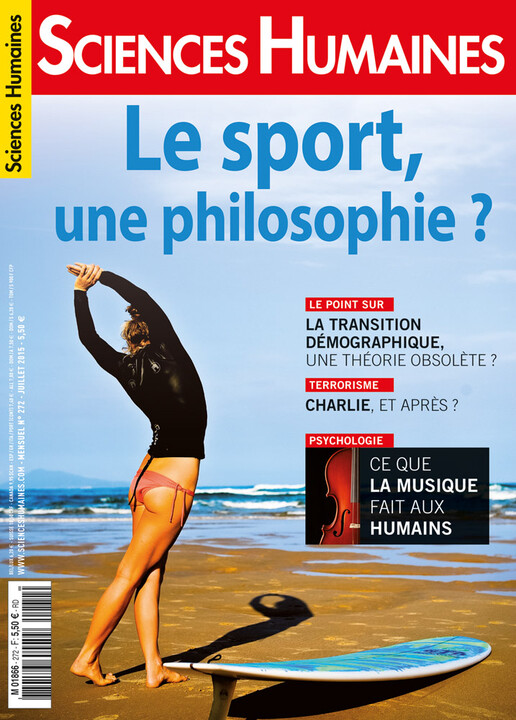 Couverture Mensuel Sciences Humaines n°272 : Le sport, une philosophie ?