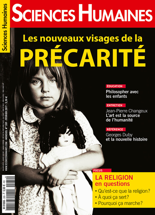 Couverture Mensuel Sciences Humaines n°289 : Les nouveaux visages de la précarité