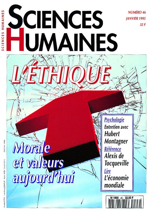 Couverture Mensuel Sciences Humaines n°46 : L'éthique