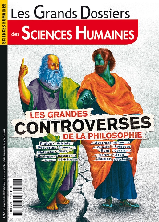 Couverture Grands Dossiers n°57 : Les grandes controverses de la philosophie