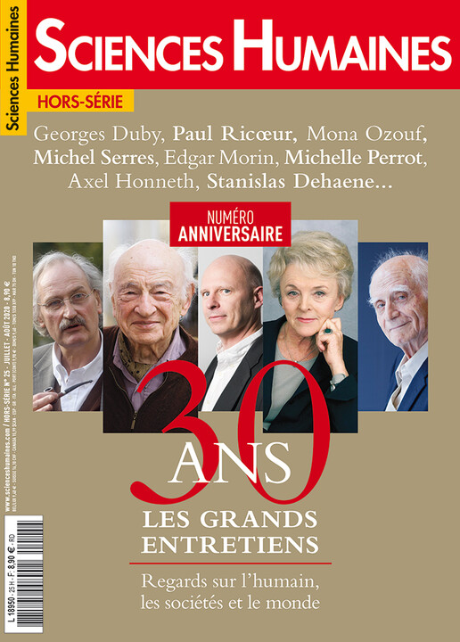 Couverture Hors-séries Sciences Humaines n°25 : Les grands entretiens - 30 ans de Sciences Humaines