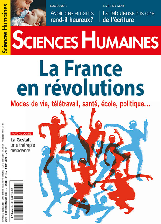 Couverture Mensuel Sciences Humaines n°334 : La France en révolutions