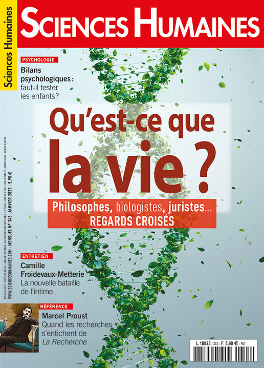 Couverture Mensuel Sciences Humaines n°343 : Qu'est-ce que la vie ?