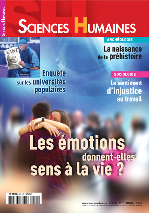 Couverture Mensuel Sciences Humaines n°171 : Les émotions donnent-elles sens à la vie ?