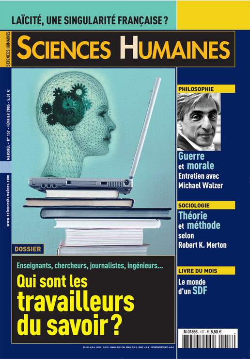 Couverture Mensuel Sciences Humaines n°157 : Qui sont les travailleurs du savoir ?