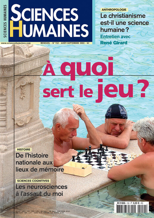 Couverture Mensuel Sciences Humaines n°152 : À quoi sert le jeu ?