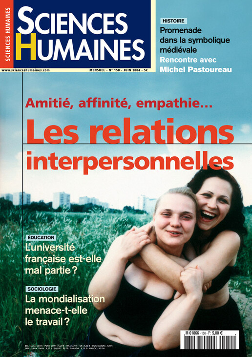 Couverture Mensuel Sciences Humaines n°150 : Les relations interpersonnelles