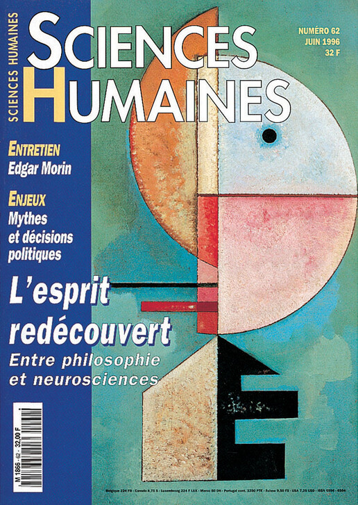 Couverture Mensuel Sciences Humaines n°62 : L'esprit redécouvert : entre philosophie et neurosciences