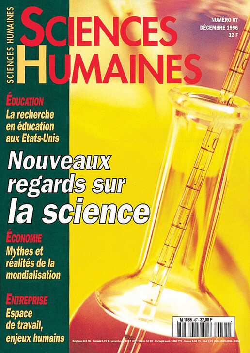 Couverture Mensuel Sciences Humaines n°67 : Nouveaux regards sur la science