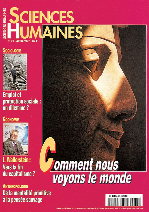 Couverture Mensuel Sciences Humaines n°71 : Comment nous voyons le monde