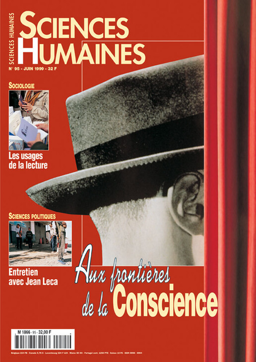 Couverture Mensuel Sciences Humaines n°95 : Aux frontières de la conscience