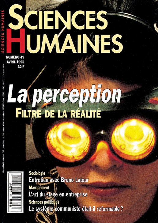 Couverture Mensuel Sciences Humaines n°49 : La perception, filtre de la réalité