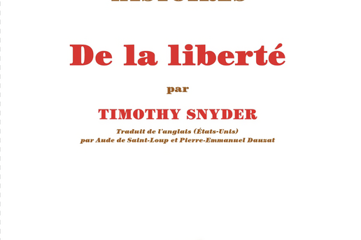 De la liberté, Timothy Snyder, Gallimard, 2024, 408 p., 26 €. - Sciences Humaines n°372