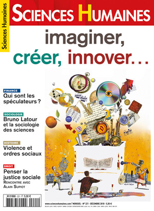 Couverture Mensuel Sciences Humaines n°221 : Imaginer, créer, innover... Le travail de l'imagination