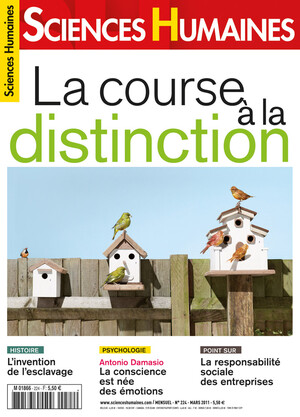 Couverture Mensuel Sciences Humaines n°224 : La course à la distinction