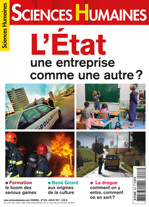Couverture Mensuel Sciences Humaines n°228 : L'État, une entreprise comme une autre ?