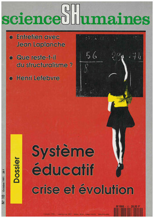 Couverture Mensuel Sciences Humaines n°10 : Système éducatif. Crise et évolution