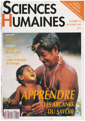 Couverture Mensuel Sciences Humaines n°32 : Apprendre. Les arcanes du savoir