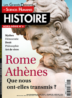 Couverture Hors-séries Grands Dossiers n°9 : Rome Athènes Que nous ont-elles transmis ?