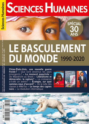 Couverture Mensuel Sciences Humaines n°332 : Le basculement du monde 1990-2020