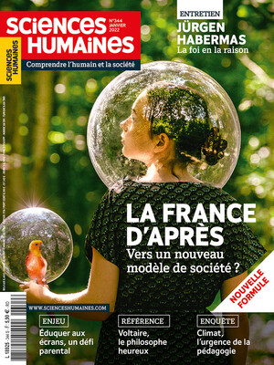 Couverture Mensuel Sciences Humaines n°344 : La France d'après Vers un nouveau modèle de société ?