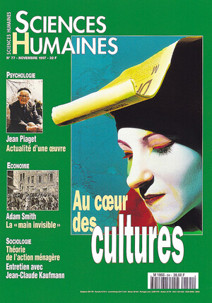Couverture Mensuel Sciences Humaines n°77 : Au coeur des cultures