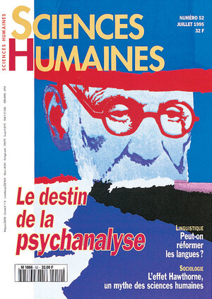 Couverture Mensuel Sciences Humaines n°52 : Le destin de la psychanalyse
