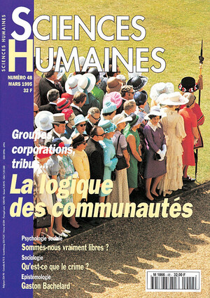 Couverture Mensuel Sciences Humaines n°48 : La logique des communautés