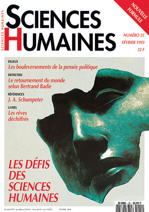 Couverture Mensuel Sciences Humaines n°25 : Les défis des sciences humaines